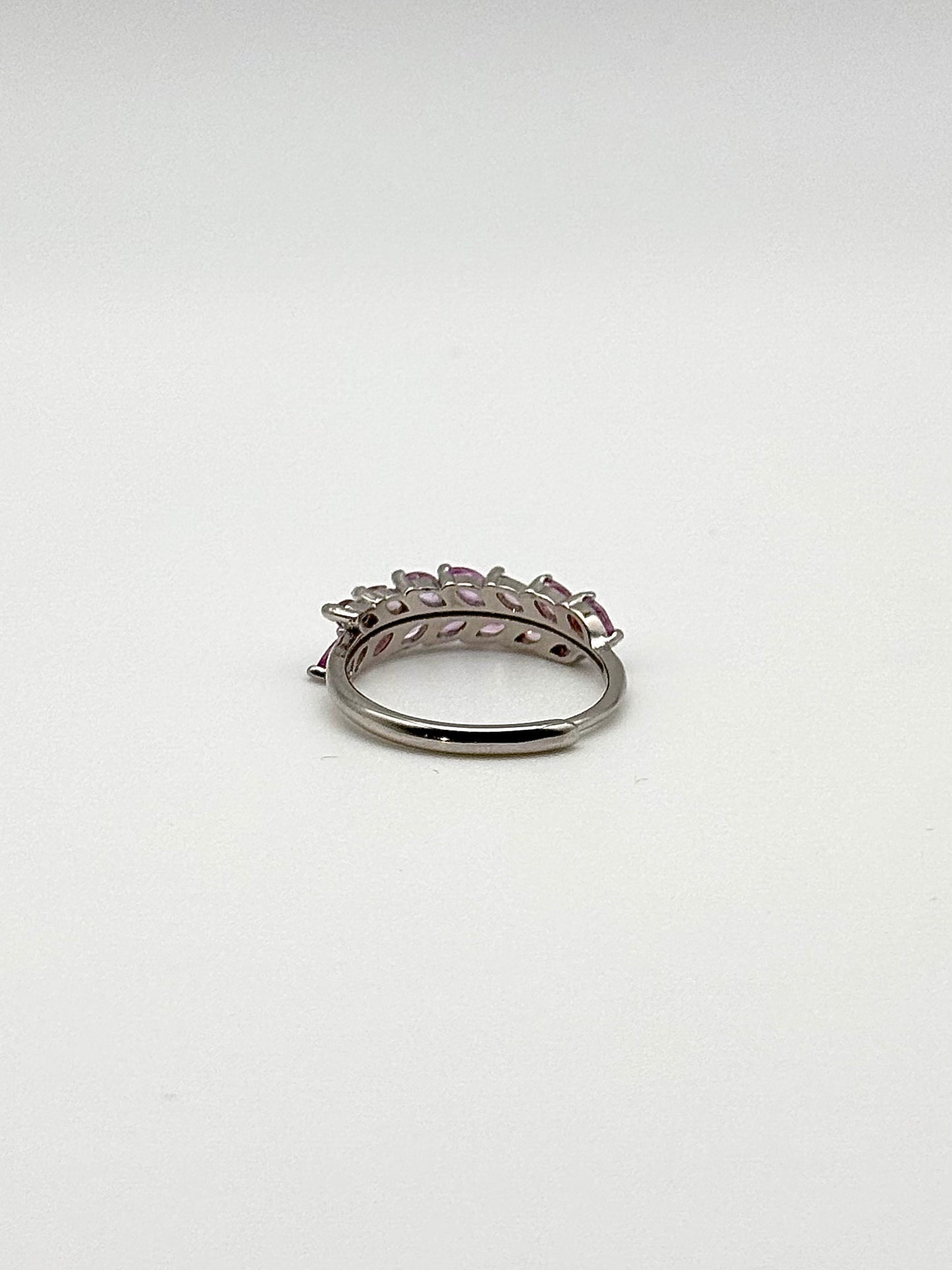Pink Sapphire Eternity Ring