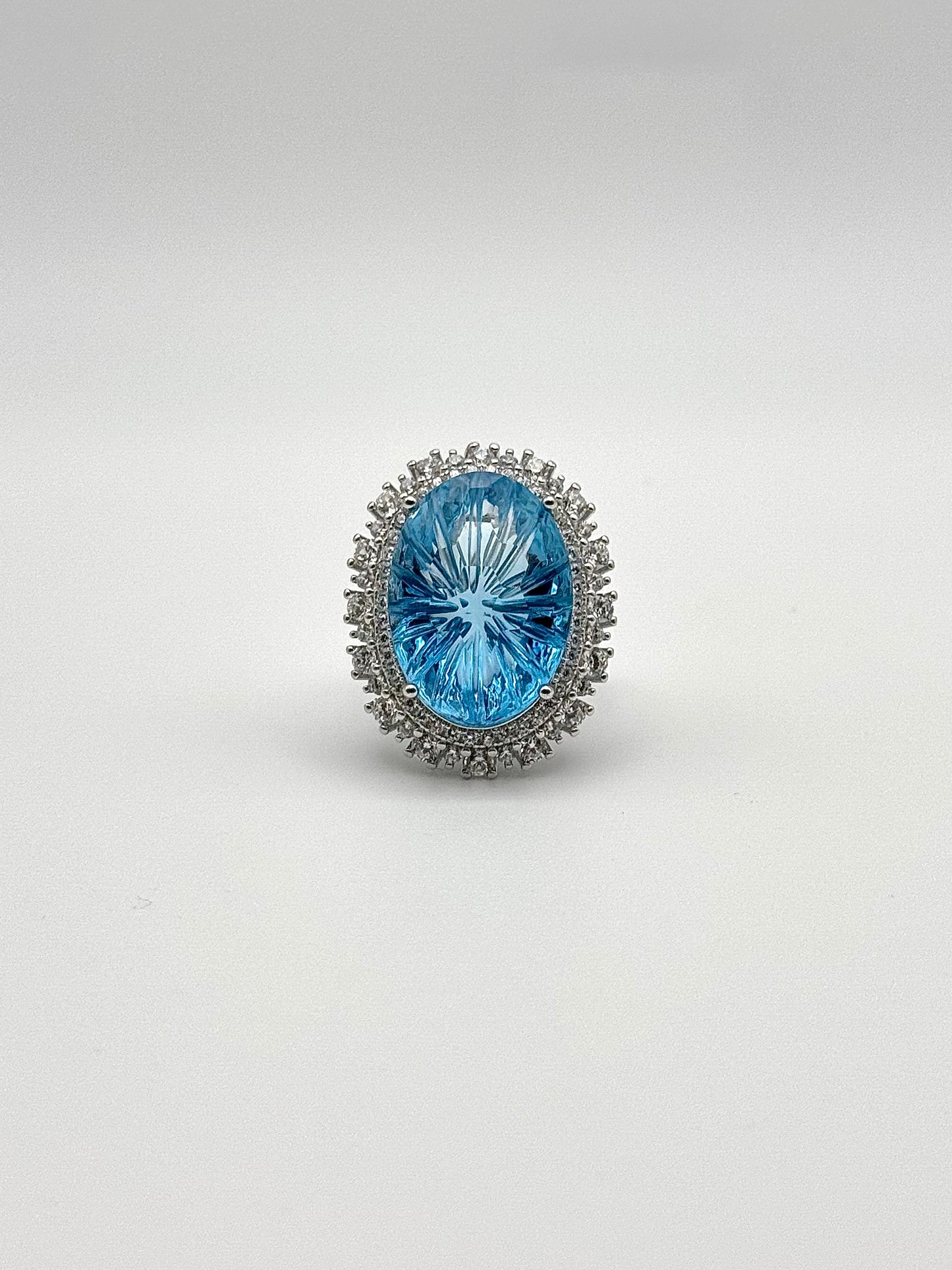Blue Topaz Ring