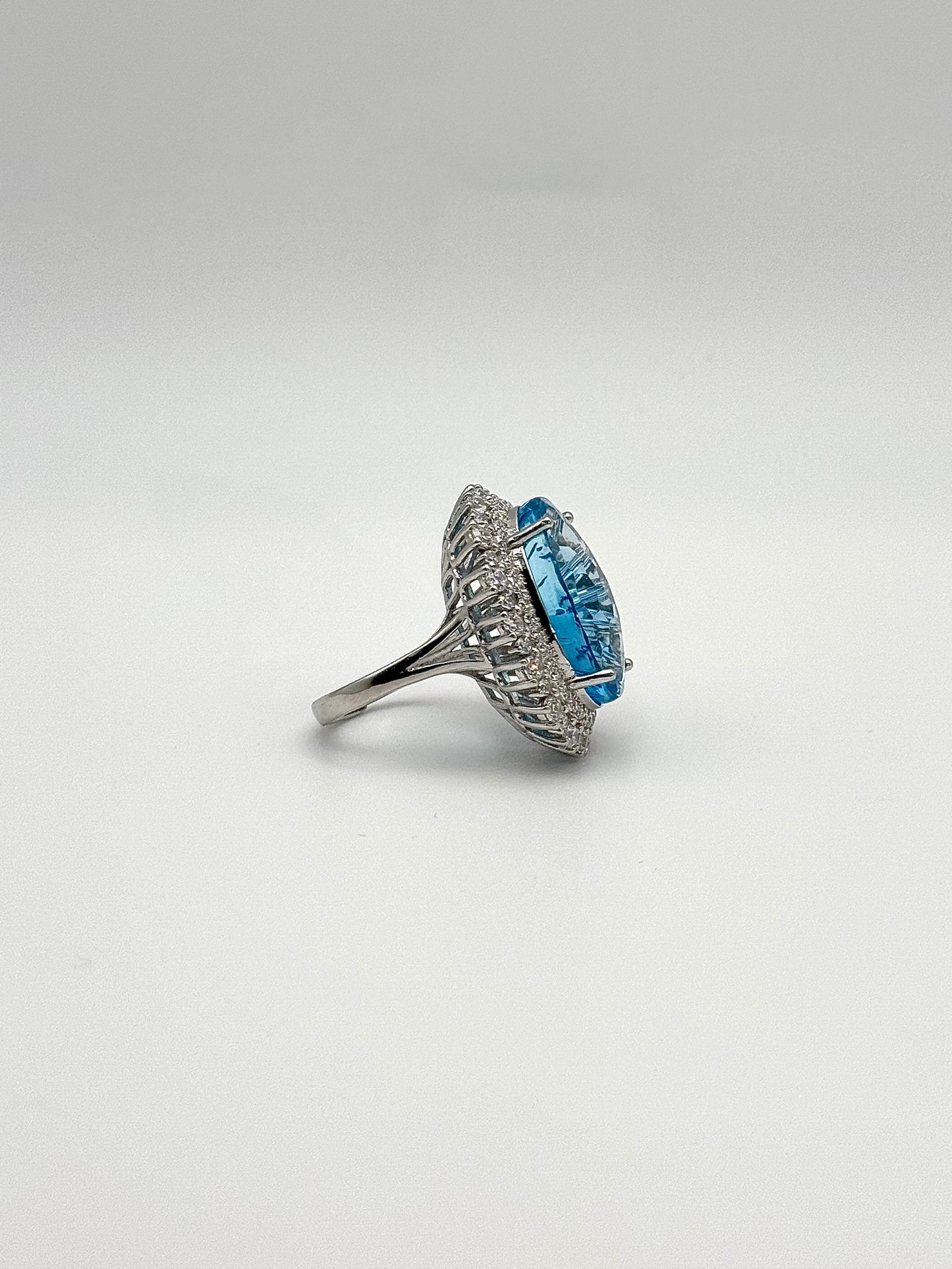 Blue Topaz Ring