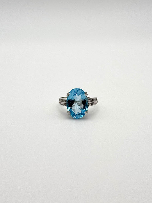 Blue Topaz Ring