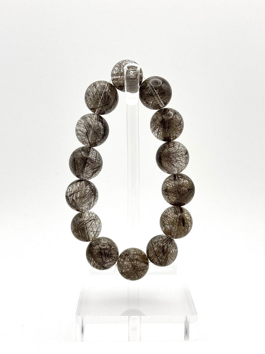 Silver Rutilated Quartz(13.9-15mm)